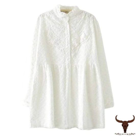 Witte Westerse Blouse
